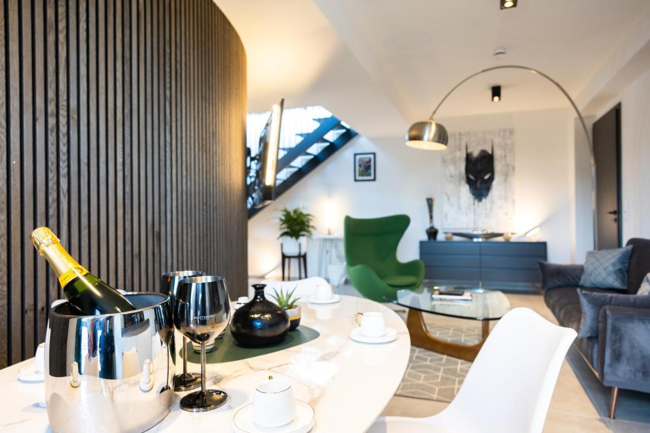 The Penthouse At Eco Smart Apartments Nürnberg Eksteriør billede