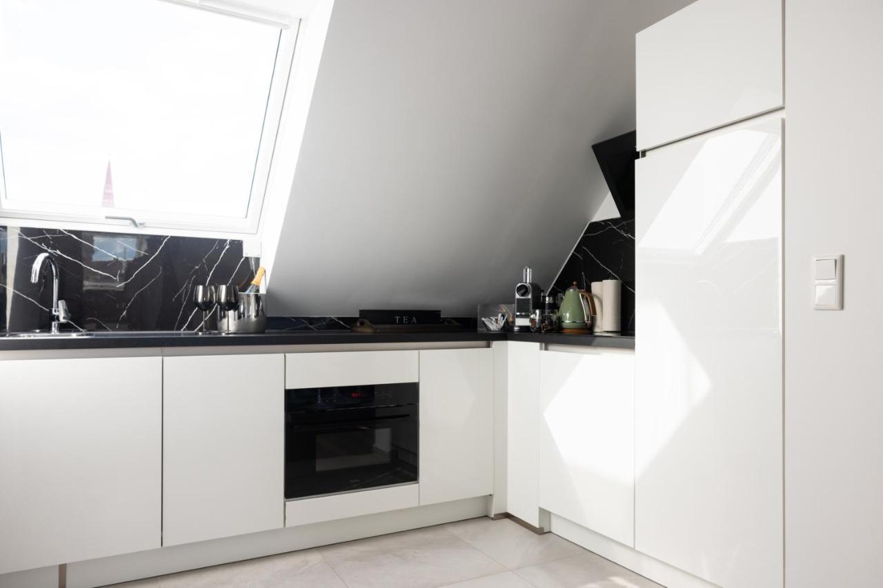 The Penthouse At Eco Smart Apartments Nürnberg Eksteriør billede