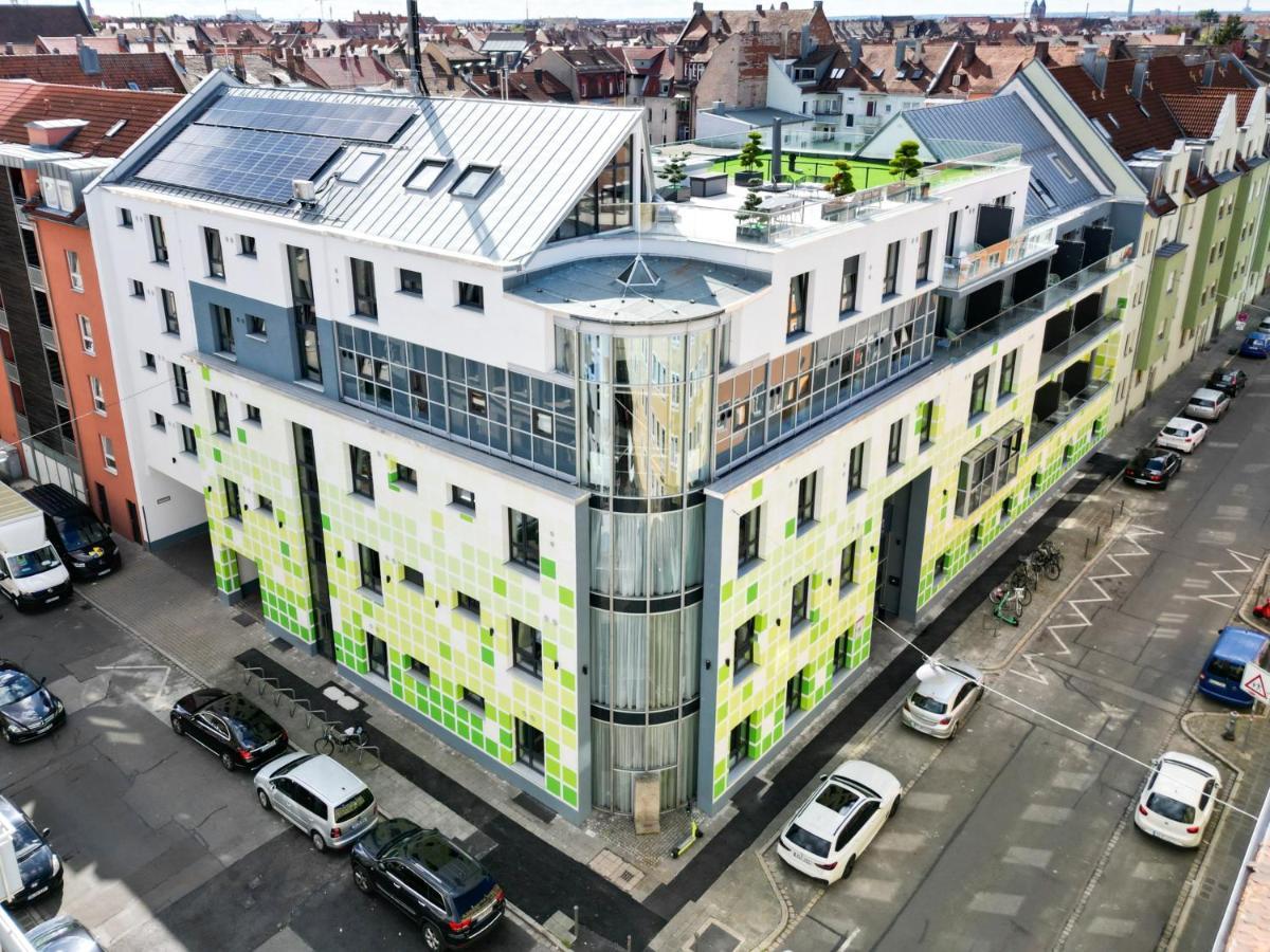 The Penthouse At Eco Smart Apartments Nürnberg Eksteriør billede